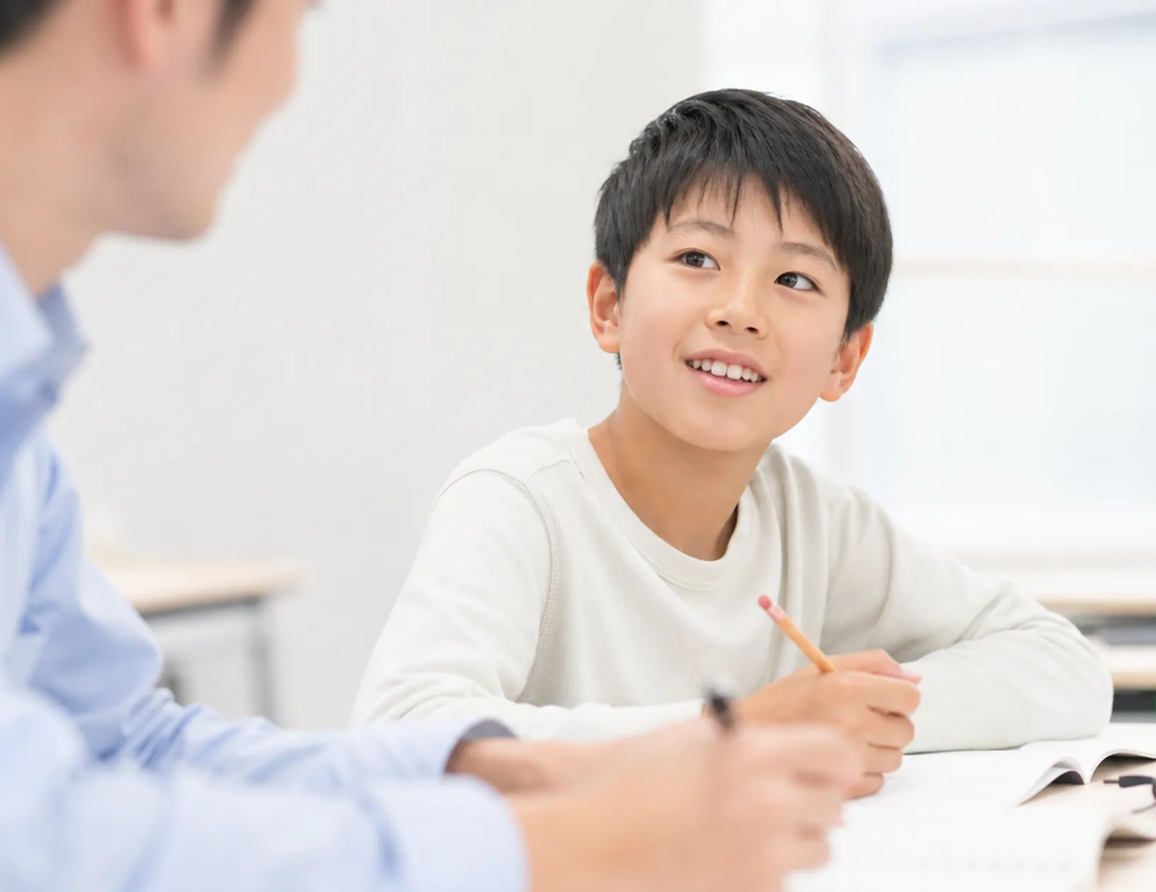 まんてん塾で学ぶ生徒の様子